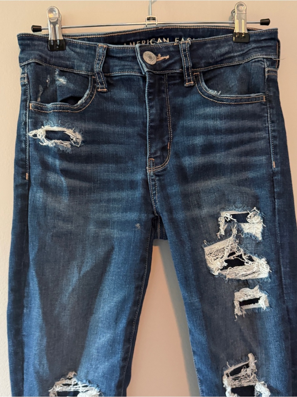 American Eagle Ripped Skinny Jeans
